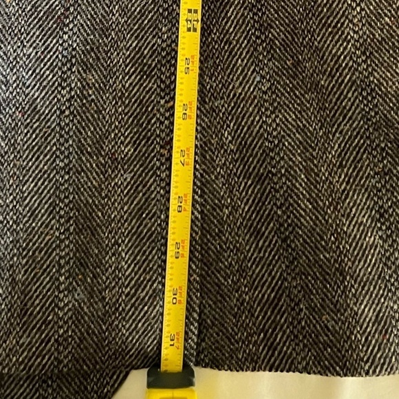 VINTAGE Tweed Jacket M Gray Barleycorn 100% Wool Donegal Blazer Sport Coat 43R - Picture 13 of 13